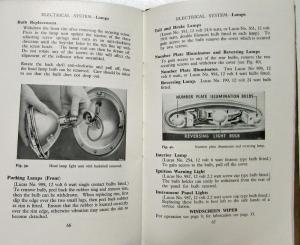 1953 1954 1955 ? Standard Vanguard Instruction Book Original Printed in England