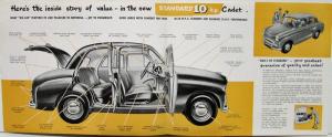 1955 Standard 10 HP Cadet Car Sales Folder Printed England Australia Market Orig