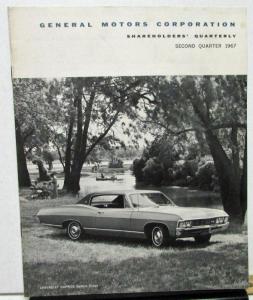 1967 Second Quarter General Motors Stock Shareholders Quarterly Financial Report