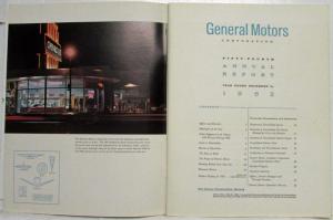 1962 General Motors Annual Report Chevrolet Oldsmobile Buick Pontiac GMC Trucks