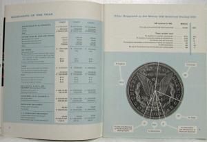 1962 General Motors Annual Report Chevrolet Oldsmobile Buick Pontiac GMC Trucks
