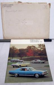 1967 General Motors GM Annual Report Pontiac GTO Cadillac GMC Truck Chevelle