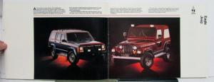1986 Jeep Eagle Accessories Dealer Sales Brochure Catalog