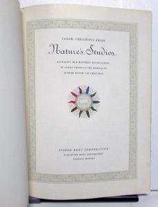 1927 Fisher Body Color Creations Fleetwood Cadillac La Salle Sales Brochure 27