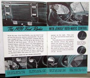 1939 Ford Accessories Get More Enjoyment Out of Motoring Sales Brochure