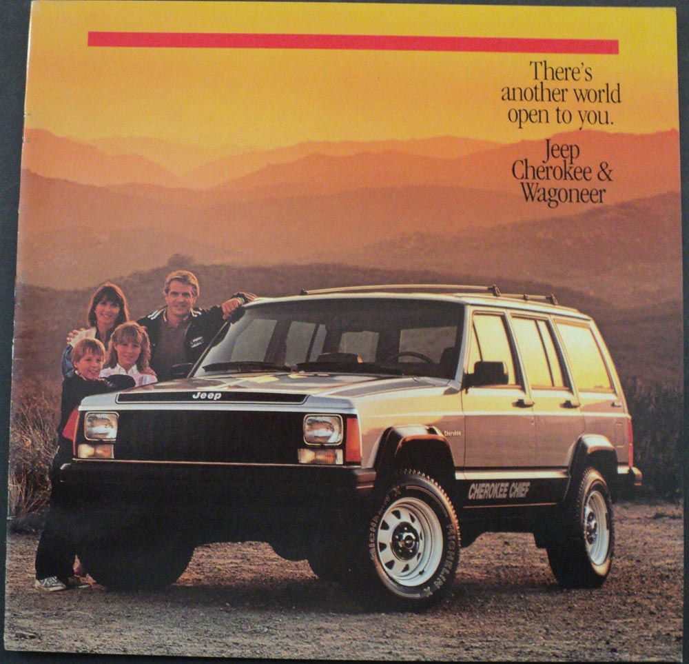 1986 Jeep Cherokee Pioneer Chief Laredo Wagoneer Original Dealer Sales Brochure