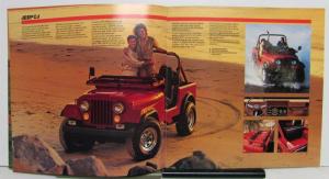 1986 Jeep CJ Renegade Laredo Original Dealer Sales Brochure