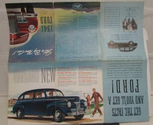 1941 Ford Its a Big New Car Sales Folder