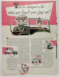 1941 Ford We Learned a Lot About You Sales Mailer Folder