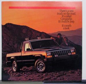 1986 Jeep Comanche Custom X XLS Original Dealer Sales Brochure