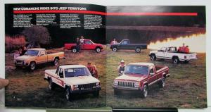 1986 Jeep Comanche Custom X XLS Original Dealer Sales Brochure