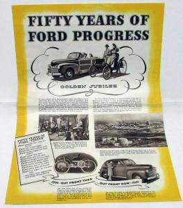 1946 Ford Fifty Years of Progress Sales Brochure