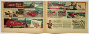 1946 Ford How to Be an Expert Driver Sales Brochure Comic Book Pages