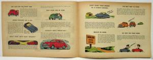 1946 Ford How to Be an Expert Driver Sales Brochure Comic Book Pages