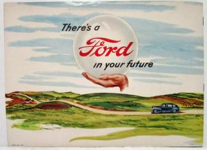 1946 Ford How to Be an Expert Driver Sales Brochure Comic Book Pages