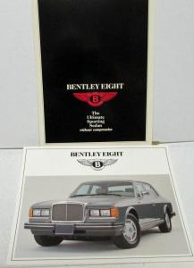 1988 Bentley Eight 4 Door Sedan Dealer Sales Portfolio With History Nice