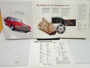 1988 Bentley Eight 4 Door Sedan Dealer Sales Portfolio With History Nice