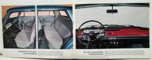 1962 1963 Steyr Fiat 1300 & 1500 Models Auto Sales Brochure Original German Text