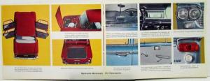 1962 1963 Steyr Fiat 1300 & 1500 Models Auto Sales Brochure Original German Text