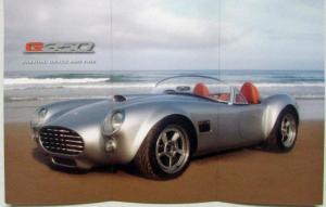 2005 ? G350 Roadster Sports Car By Studio G London Color Sales Folder Original