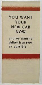 1946 Ford Lincoln Mercury You Want Your New Car Sales Trifold