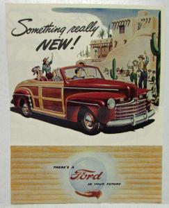 1946 Ford Smarter Than Smart Sales Folder 1974 REPRINT