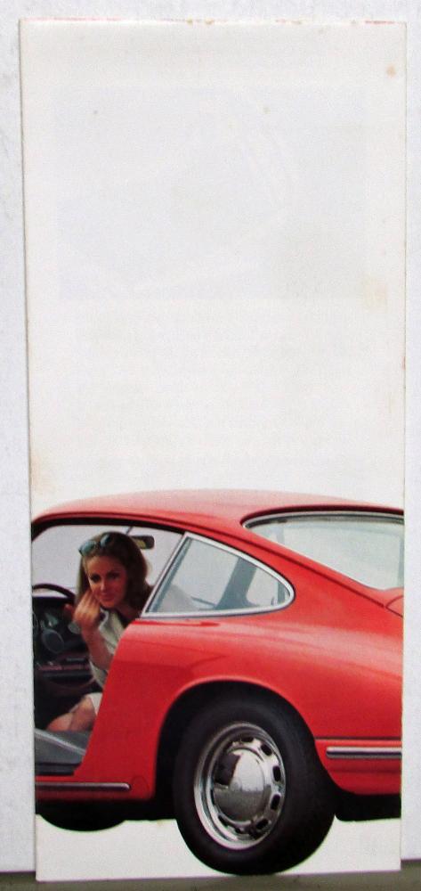 1966 Porsche Dealer Sales Brochure Folder 911 912 Features Original Rare