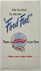 1949 Ford Wins Gold Medal of Fashion Academy Sales Trifold
