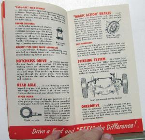 1949 Quick Facts About the 49 Ford Sales Brochure Revised Edition