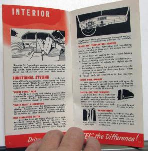 1949 Quick Facts About the 49 Ford Sales Brochure Revised Edition