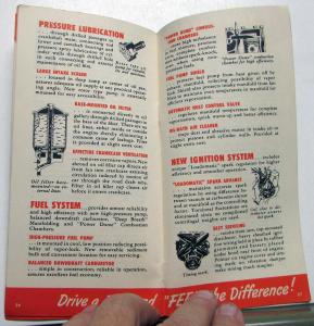 1949 Quick Facts About the 49 Ford Sales Brochure Revised Edition