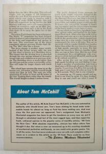 1949 Ford Mechanix Illustrated Special Reprint Road Test