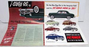 1950 Ford Sedan Coupe Wagon 50 Ways New and Finer Sales Folder Brochure Original