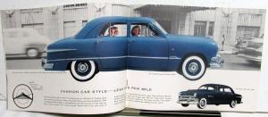 1951 Ford Steps Ahead with 43 Features Sales Brochure Fordomatic Drive