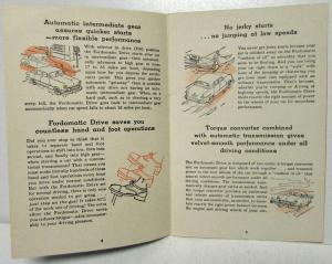 1951 Ford Fordomatic Drive Sales Brochure