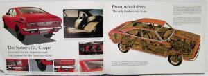 1973 1974 1975 1976 Subaru Sporty GL Coupe Sales Folder Original