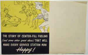 1952 Ford Story of Center Fill Fueling Mailer Sales Brochure