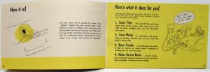 1952 Ford Story of Center Fill Fueling Mailer Sales Brochure