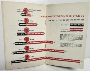 1952 Ford Deft Driving Aid to Safer More Efficient Driving Booklet w Order Form