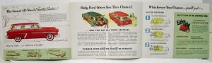 1952 Ford Presents Two Great New 8-Passenger Station Wagons Sales Folder Revised