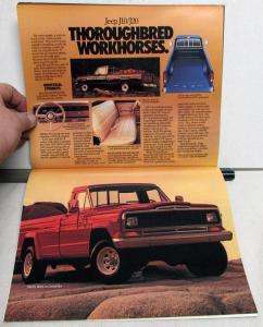 1987 Jeep Pickup Trucks Comanche J10 J20 Original Dealer Sales Brochure
