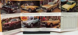 1978 Subaru 4WD Sedan Wagon Color Sales Folder MAILER Original