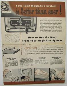 1953 Ford MagicAire System Mailer Sales Folder