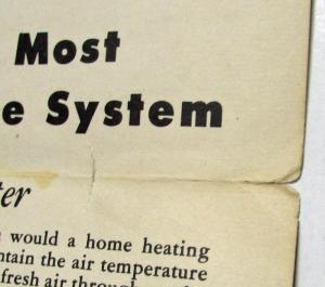 1953 Ford MagicAire System Mailer Sales Folder
