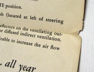 1953 Ford MagicAire System Mailer Sales Folder