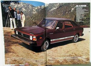 1979 Subaru Full Line Sedan DL GF Coupe Wagon Brat Sales Brochure Original