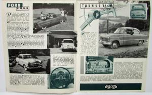 1953 Ford Lincoln Mercury Sales Folder Belgium Market Dutch Text