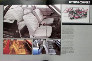 1981 Subaru Hardtop Sedan Wagon Hatchback 1600 1800 Sales Brochure Original