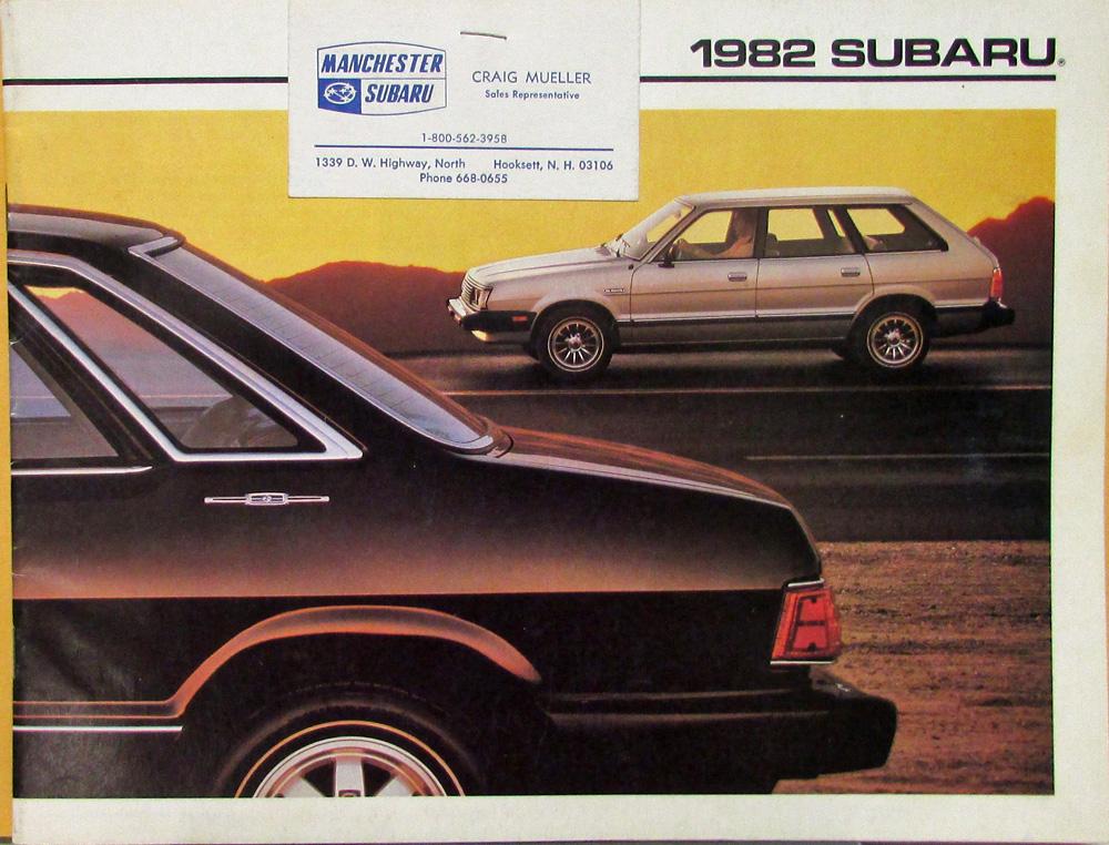 Original 1980 Subaru Full Line Sales Brochure 80 GL DL STD GLF