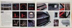 1982 Subaru 1600 1800 STD DL GL GLF Sales Brochure Original